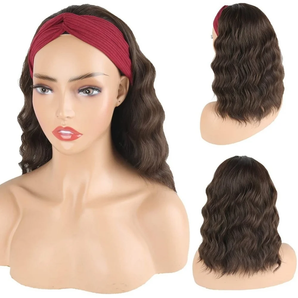 Blooming Hair Bob Headband Wig
